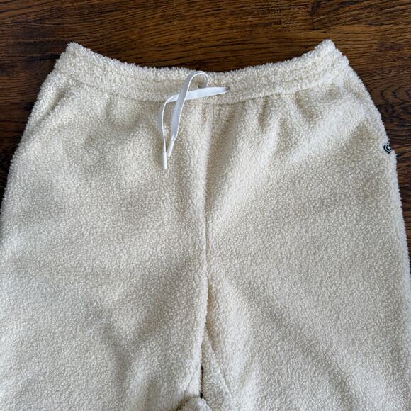 Backcountry GOAT Fleece Joggers Small Cream Sweatpants Women’s Soft Cozy Lounge - Picture 3 of 8